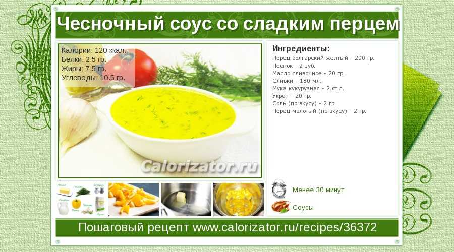 Витаминный состав болгарского перца