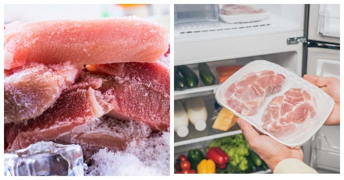 Как сохранить мясо без. Холодильник для мяса. Перемороженное мясо в морозилке. Хранение мяса в морозильной камере.