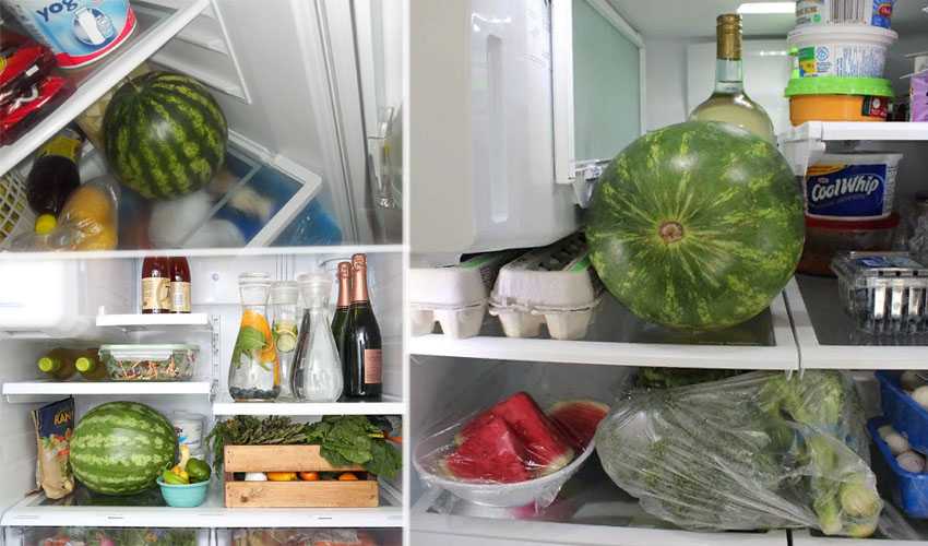 10 способов как и сколько можно хранить разрезанный арбуз в холодильнике