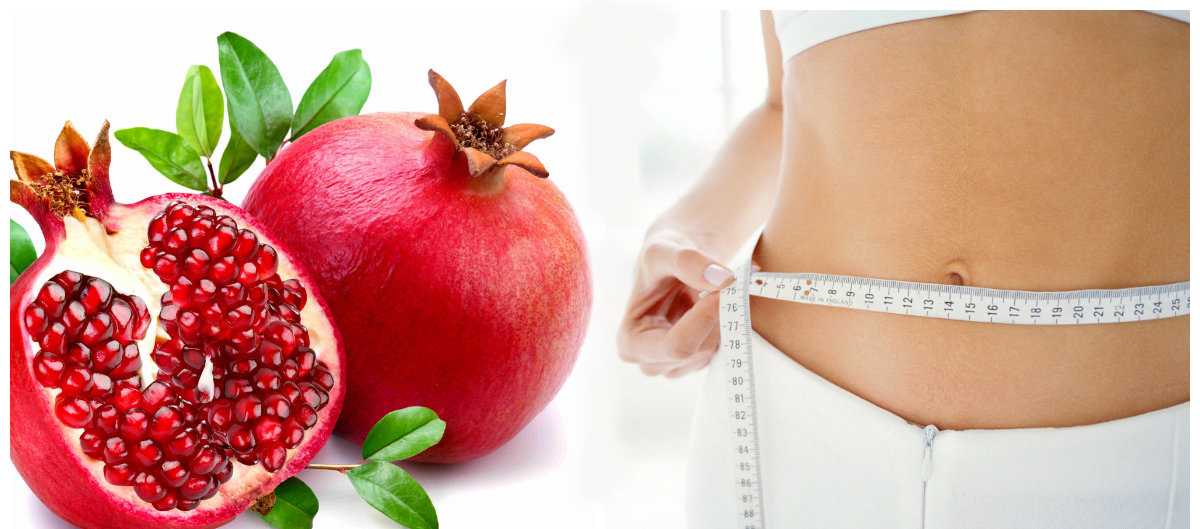 Гранат для похудения - витаминный состав, польза и вред, меню диеты на каждый день