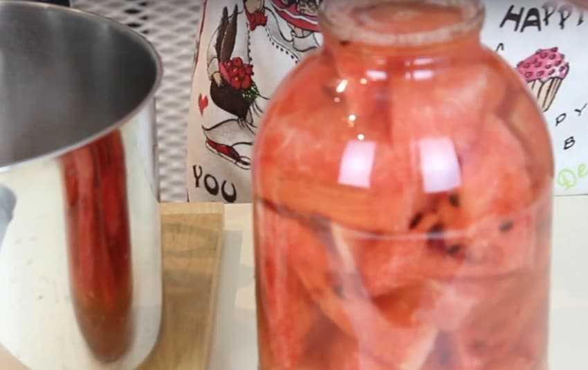 Арбузы консервированные на зиму без стерилизации: рецепты с фото и видео