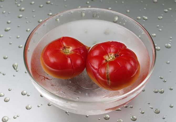 Как снять шкурку с помидора. способы очистки и рекомендации