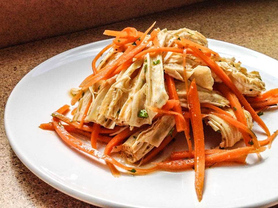 Спаржа по-корейски с морковью: рецепты приготовления маринованного блюда в домашних условиях, что такое фучжу и ее калорийность, почему нужна именно соевая, сушеная?