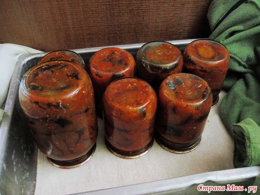 «тещин язык» из баклажанов на зиму — 2 рецепта с помидорами и без за 1 час