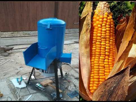 Лущилка для кукурузы своими руками: чертежи и размеры, этапы работы с видео